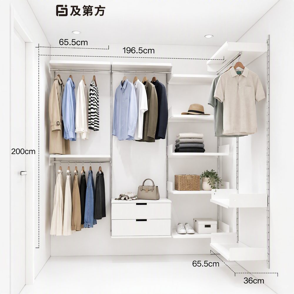 L 型转角布局实拍