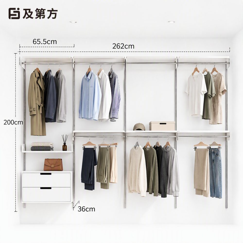 挂衣收纳实拍